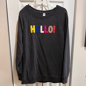 Old Navy “Hello!” Sweatshirt